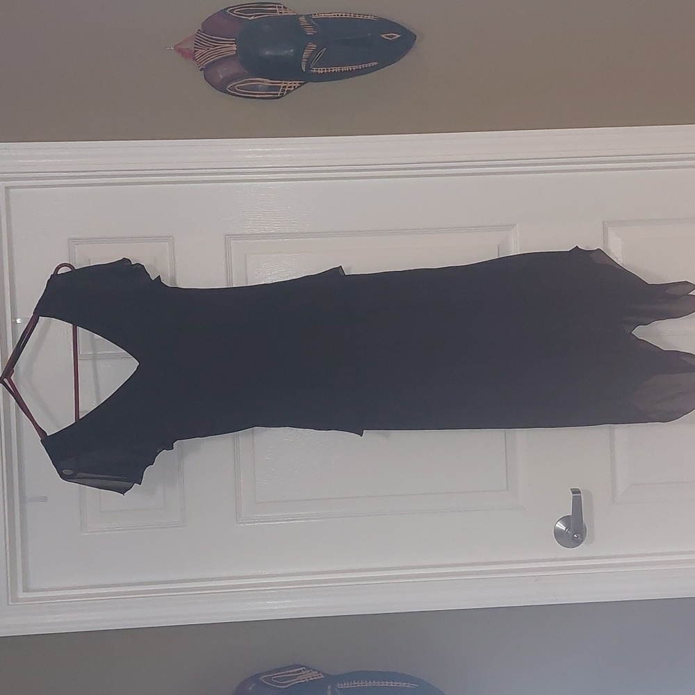 Black Mesh Dress